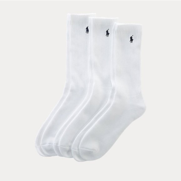 Ralph Lauren Accessories - Ralph Lauren Cotton-Blend Crew Sock 3-Pack